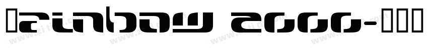 Rainbow 2000字体转换